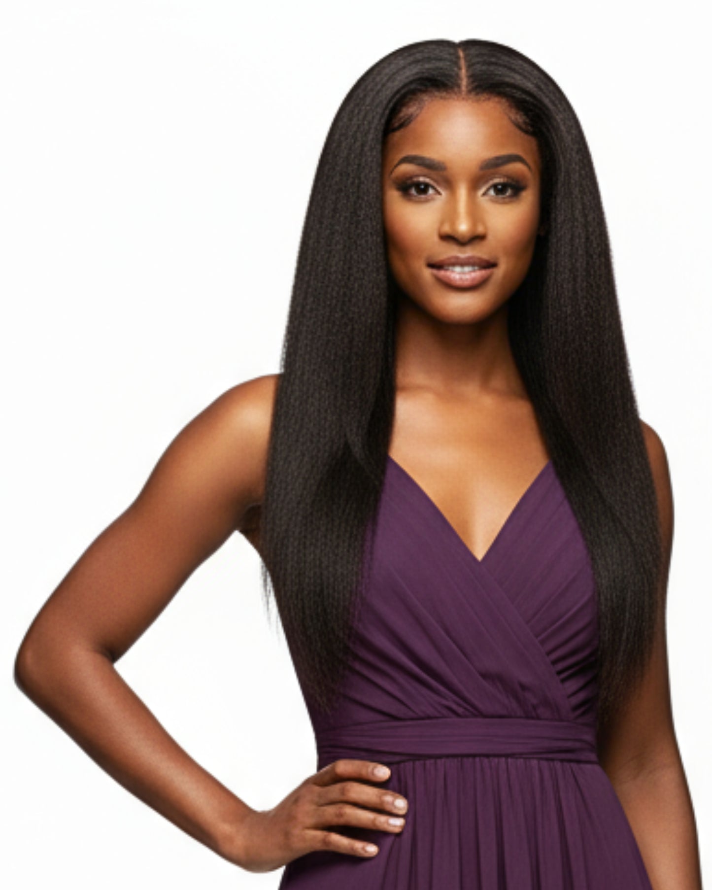 Yaki Straight Lace Front Wig